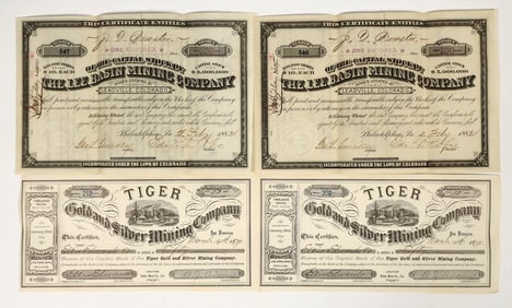 Western Mining Stock Group: Bodie, California and Leadville, Colorado [204273]