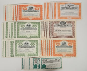 Mystery Mining Stocks from the Fred Holabird Collection [204682]