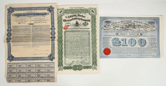 Canadian Railroad Bonds  [202395]
