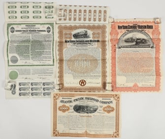 Railroad Bonds, 1880-1949 (4) [201469]