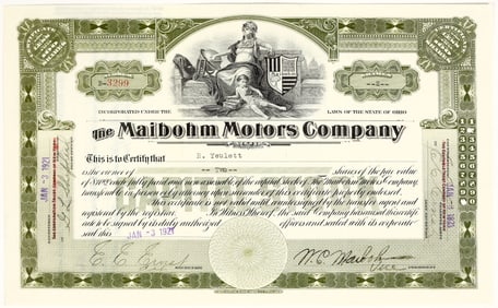 The Maibohm Motors Co. Stock [200221]