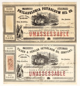 Humboldt County, California Petroleum Stock Pair [200243]