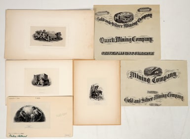Banknote Engraving Vignette Samples / Proofs [195485]