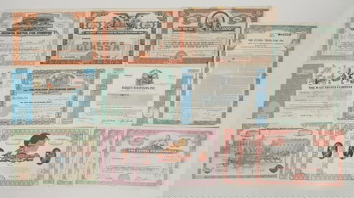 Collection of Various Industry Stocks. [204958]