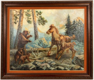 Me and My Mammy, High Sierra, Dan Muller, Town House, 1935, Oil Painting [204003]