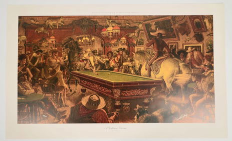 A Gentlemen's Foursome Signed Prints Limited Edition by Arnold Friberg [201616]