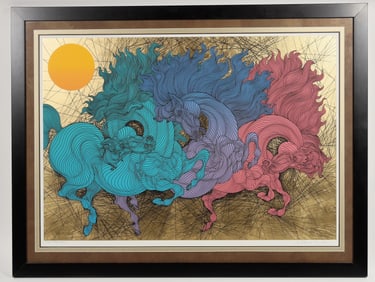 High Horses Signed Print by Guillaume Azoulay [201610]