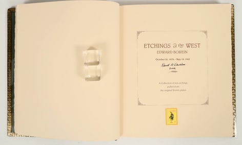 Etchings of the West by Edward Borein Presentation Edition  2002 X-RARE! [203965]