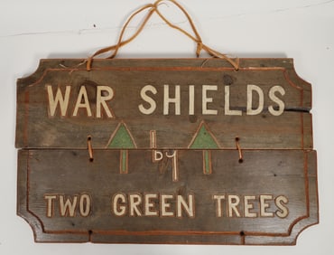 War Shields Artists Sign, Santa Fe [203553]