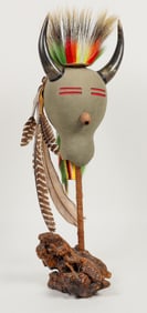 Native American Contemporary Art Porky Roach Mask  [205819]