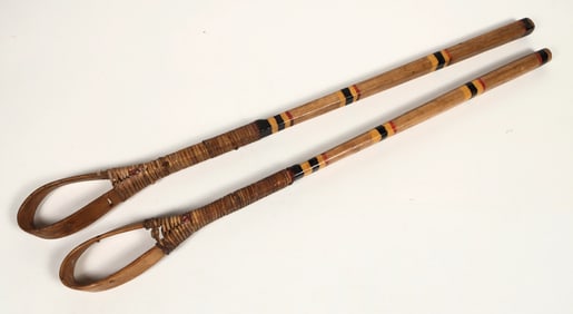 Chickasaw Stick Ball Sticks c. 1920's (2)  [200494]