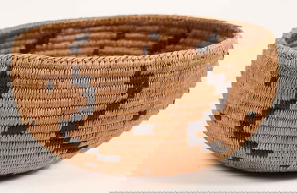 Shoshone Woven Basket, Small Round [203836]
