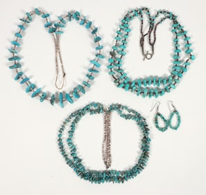 Turquoise Necklaces (3) [202187]