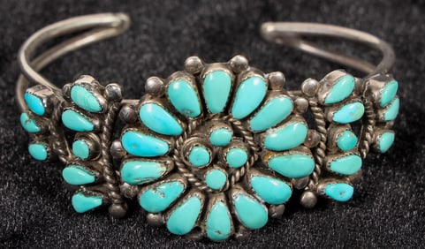 Beautiful Zuni Silver-Turg Bracelet [202143]