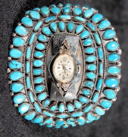 Navajo Turquoise Watch Cuff [202790]