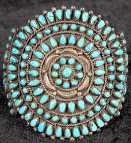 Vintage Zuni Turquoise Cuff [202782]