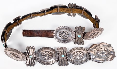 Concho Belt, Native American Made NM [202615]