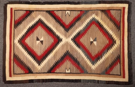 Eye Dazzler Navajo Rug, c1930's [203556]