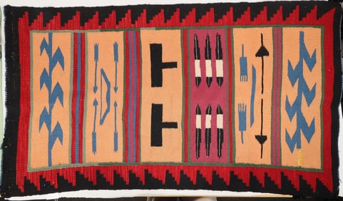 Pictorial Native American Rug [203557]