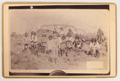 Captured White Boy w/ Apache Children [203820]