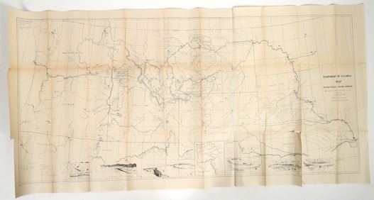 Map of the Nez Perce Indian Campaign of 1877  by Robert H. Fletcher 1st Lieut.  [205146]