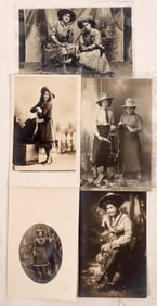 Cowgirl Real Photo Studio Postcards [178635]
