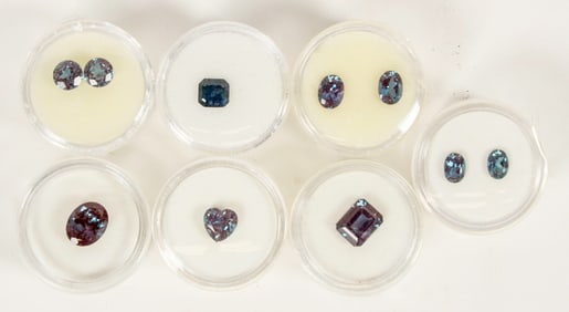 Russian Lab Alexandrite Gemstones [204059]