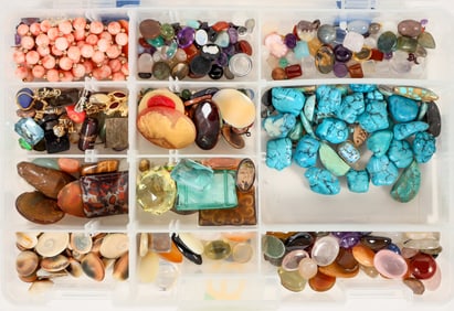 Large Collection of Polished Cabochons and Stones [203886]