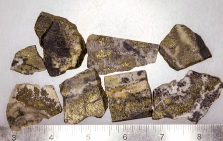 Lake County California Fine Gold in Slabs, Jewelry Grade, 111.4 grams [204032]