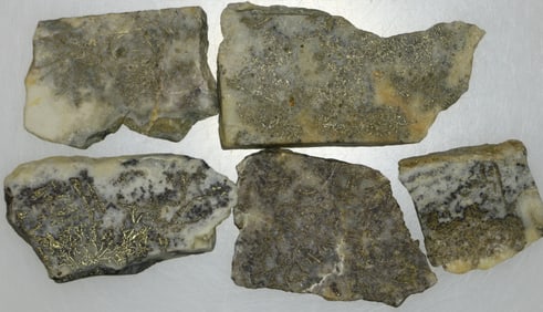 Lake County California Fine Wire Gold Slabs, 157.8 grams [204035]