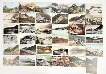 Juneau, Alaska Area Gold Mining Postcard Collection (36) [198201]