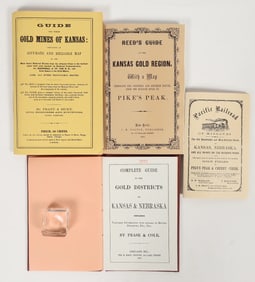 Colorado Gold Rush Era Pioneer Travel Guides/Maps, Set of 4 [202122]