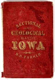 Iowa Geological Map, Pocket Map, RARE [203622]