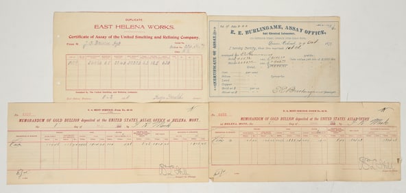 Montana and Colorado Assay Documents [195919]