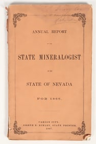 Nevada State Mineralogist Annual Report 1866 [202354]