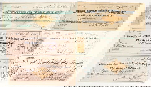 Comstock Mining Check Group (6 Different) [198181]