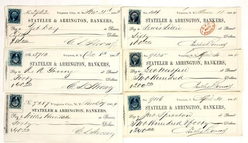 Gould & Curry Territorial Mining Checks Issued to Special Employees [201737]