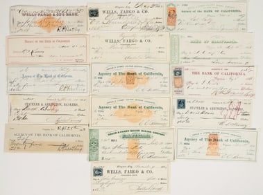 Virginia City, Mining Check Collection (16 Different incl. RN & Territorial) [201978]