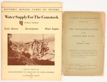 Books On The Water And Ventilation For the Comstock Mines. [202769]