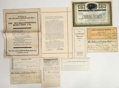 Nevada Mining & Financial Ephemera (10) [201358]