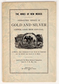 1896 Mining Book by NM Bureau of Immigration [202130]