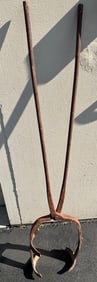 Large Crucible Cast Iron Tongs from Eureka, Nevada [203542]