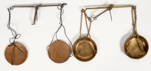 Pair of Miners Scales [201904]