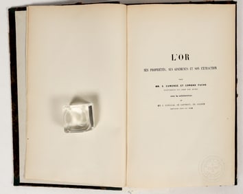 "Gold: Its Properties, Its Deposits, and Its Extraction" (French) (1880s) [202477]