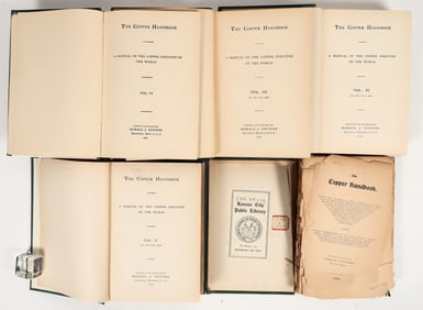 The Copper Handbook, Reference Volumes 1, 3, 4, 5 and 6 [203818]