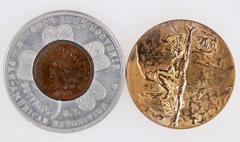 Pan American Exposition So Called Dollar/Encased Cent [204721]