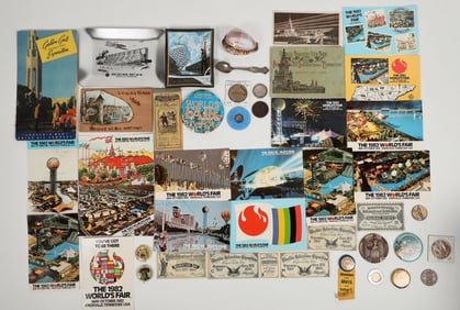 World's Fair Exonumia: A Shoe Box Full [204659]