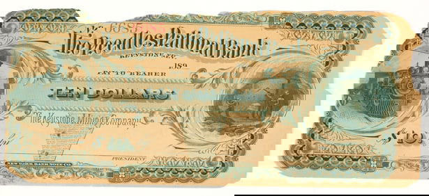 Keystone Mining Company Scrip, Needles National Bank [205024]