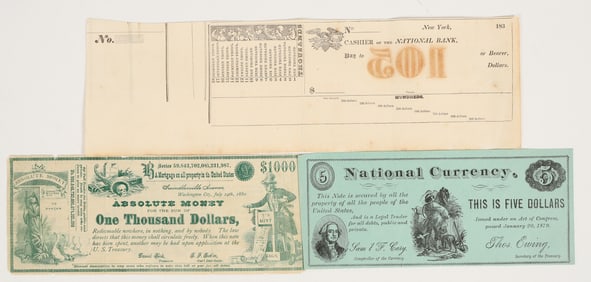 Political Satirical Currency & Early Check [205250]