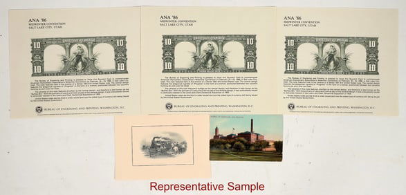 Bureau of Engraving and Printing Currency Prints [203812]